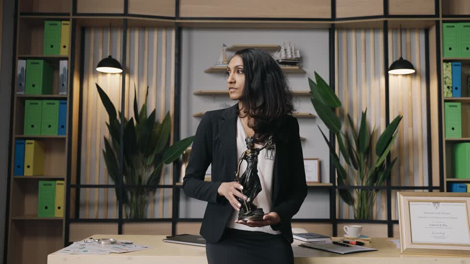 An adviser listening during an office conversation